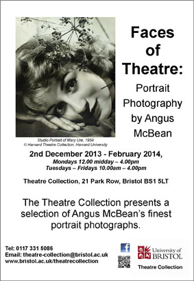 Faces of Theatre Exhibition Poster 